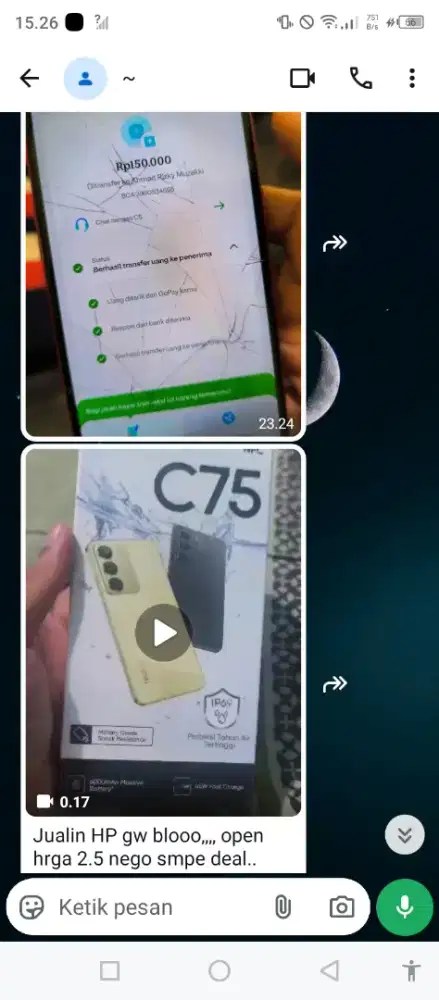 Jual masih baru belom di buka nego sampe deal