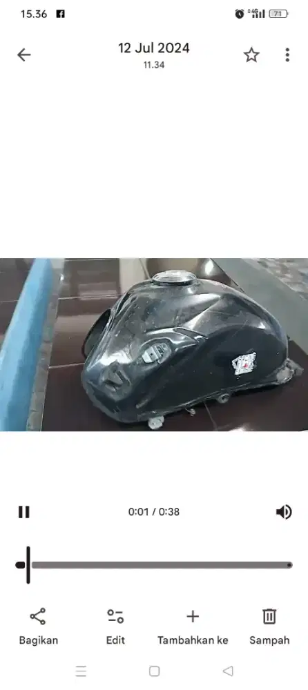 Tangki MEGAPRO MONO HONDA 150