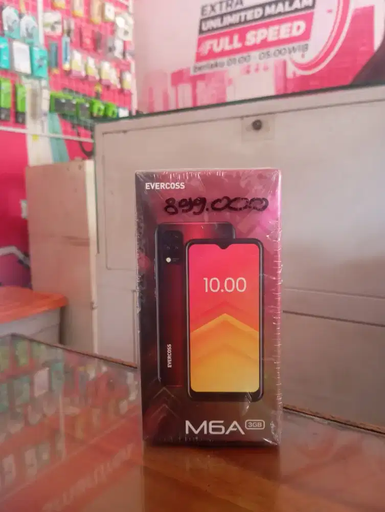 PROMO HP EVERCOSS M6A 3GB BARU