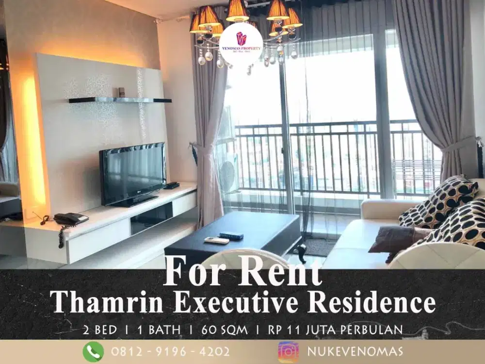 Disewakan Apartemen Thamrin Executive 2br Full Furnished High Floor