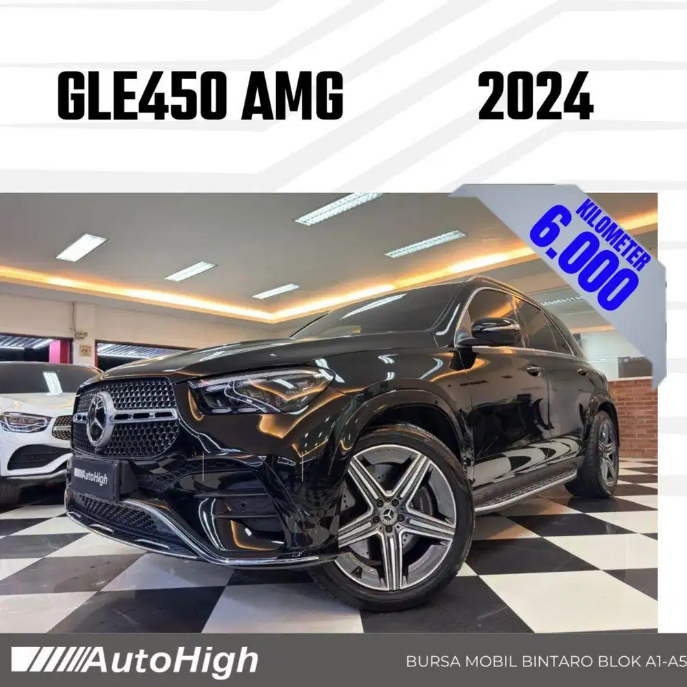 DP10% [Km6.000] GLE450 AMG 2024 Black Reg GLE 450 Reg 2023 #AUTOHIGH