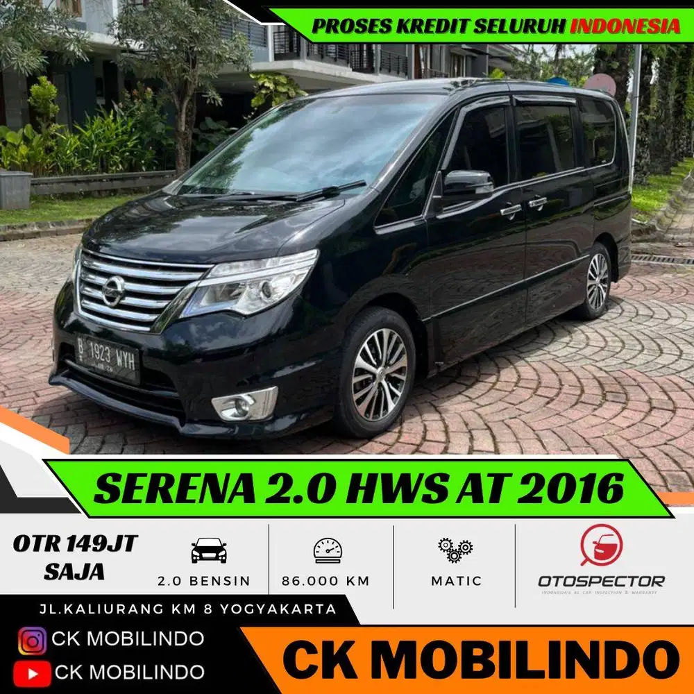 (Dp15jt) Nissan Serena HWS matic 2016 ORISINIL Kredit Murah