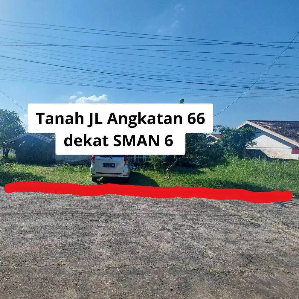 Tanah Strategis samping SMAN 6 Palembang