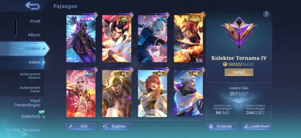 Akun ml lumayan bagus