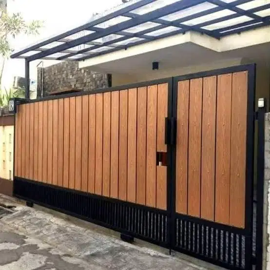 List plank GRC motif Kayu