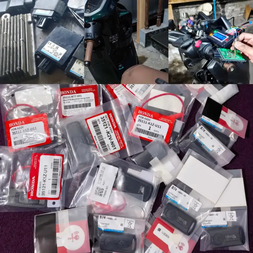 Remote Kunci Kontak Keyless Hilang Rusak Duplikat Honda Yamaha Suzuki