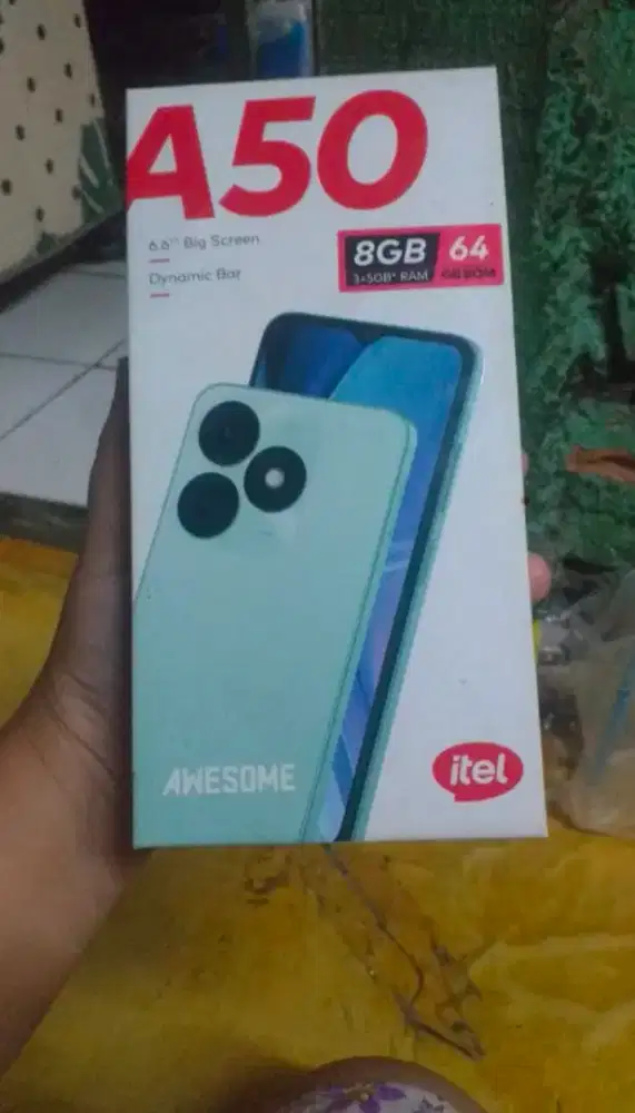Dijual Hp Itel A50 Ram 3+5 Bekas komplit