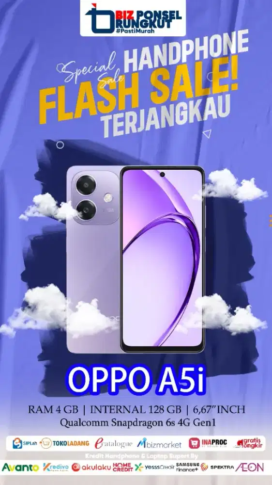 PROMO SPECIAL HP OPPO A5i || TERMURAH DAN TERLARIS|| TAHAN AIR&BANTING