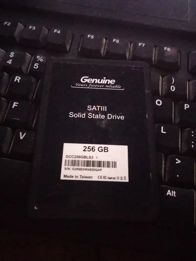 SSD SATIII Genuine 256GB