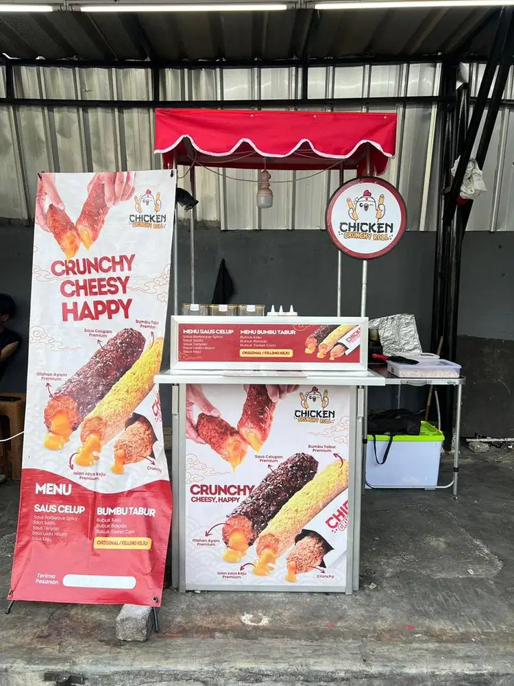 DIJUAL BEKAS FRANCHISE CHICKEN CRUNCHY ROLL (mirip CHIKUR*)