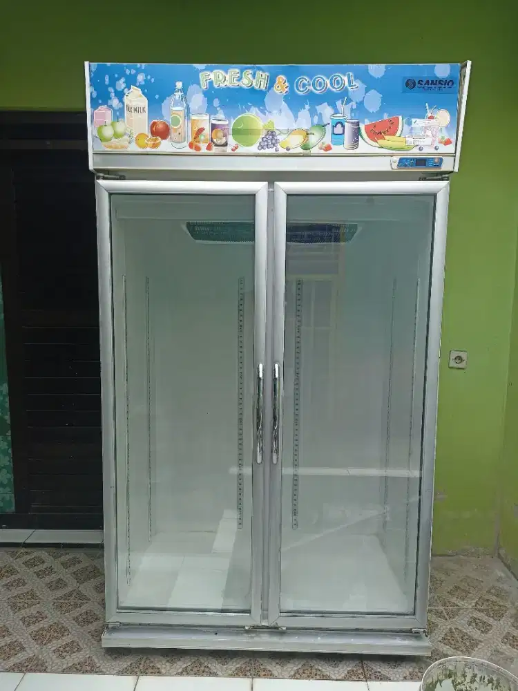 jual showcase 2 pintu