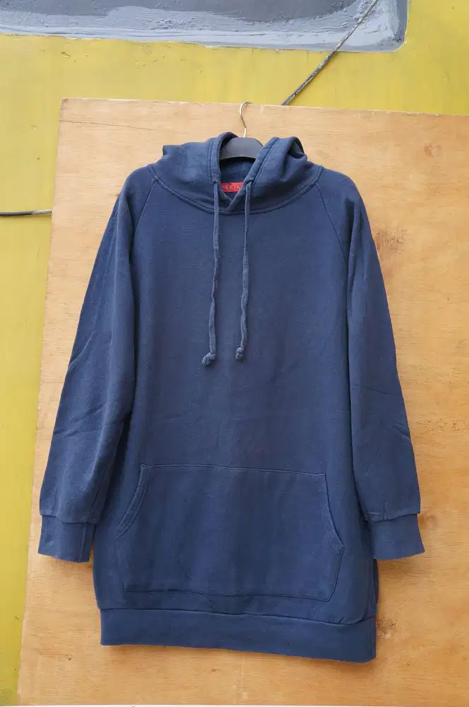 Hoodie Navy Unisex LD 116-120cm | Hoodie Free Size | Pullover hoodie