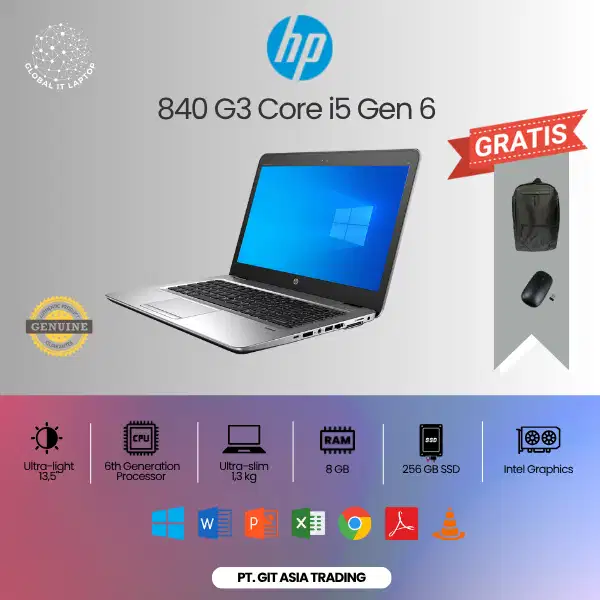 HP ELITBOOK 840 G3 CORE I5 GEN 6