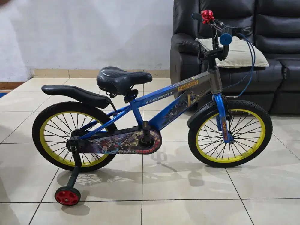 Sepeda BMX element 18 inch Avengers vs thanos