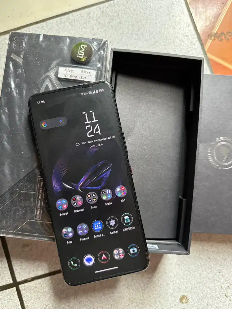 Rog phone 7 8/256 fullset bsa tt