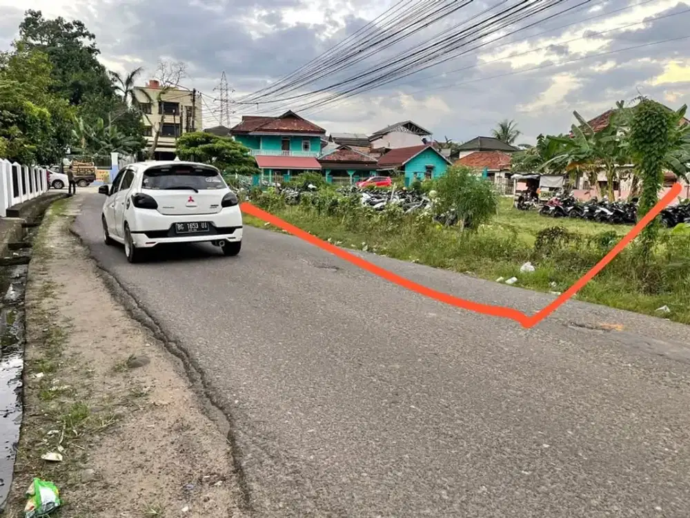 Tanah Murah Pakjo JL Inspektur Marzuki dekat SMAN 11 Palembang