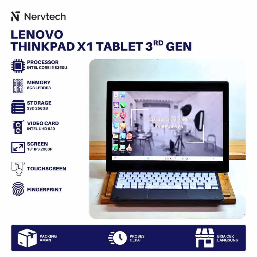 Lenovo ThinkPad X1 Tablet 3rd Gen Core i5 8350U 8GB/256GB Touchscreen