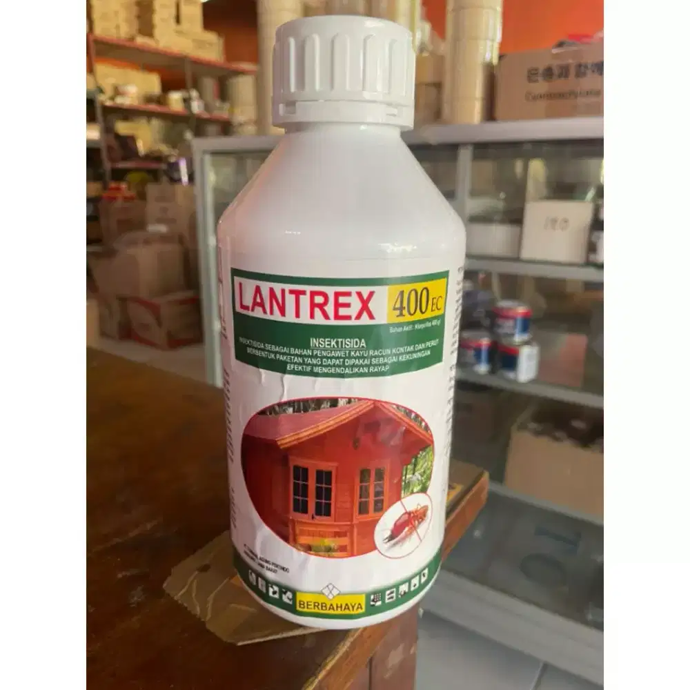 Lantrex 1 liter Obat Rayap, Eter eter, Pengawet kayu dll