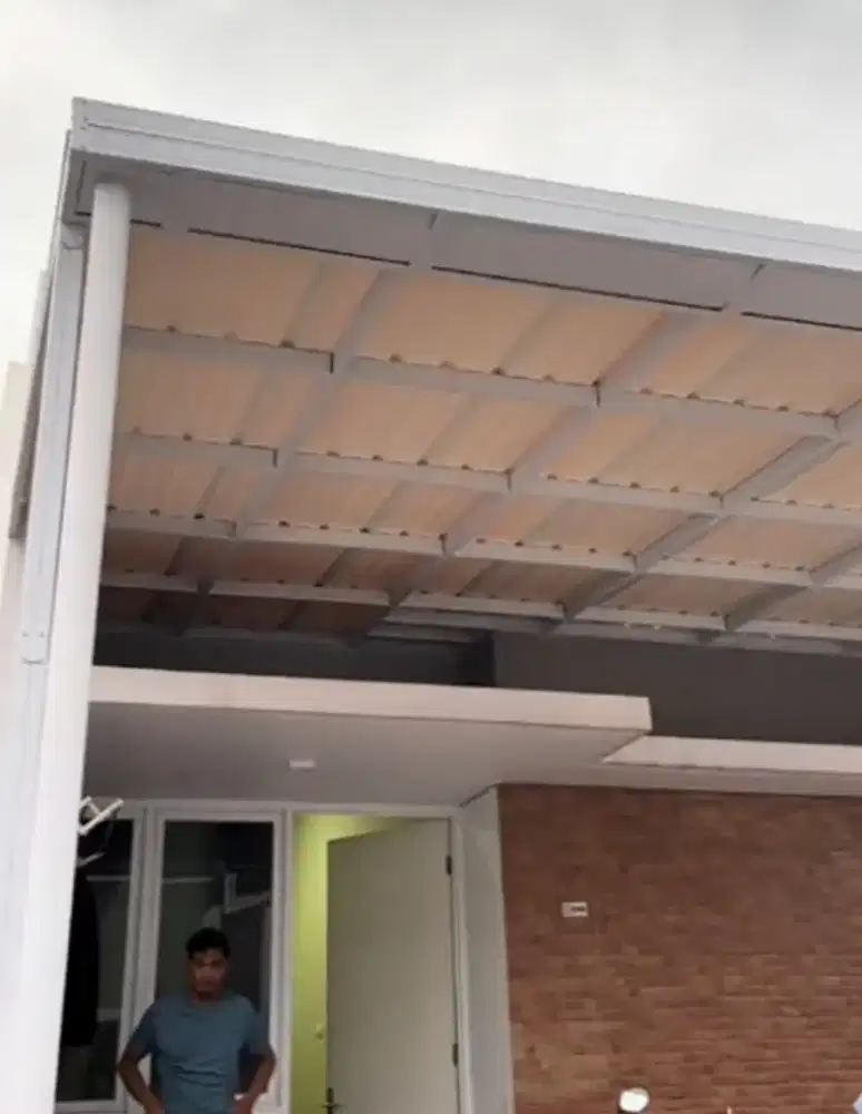 Kanopi bajaringan atap alderon RS/singgel