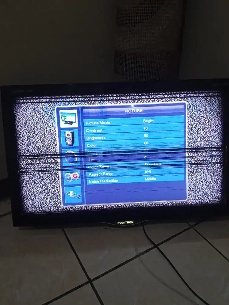 tv led polytron 24 analog