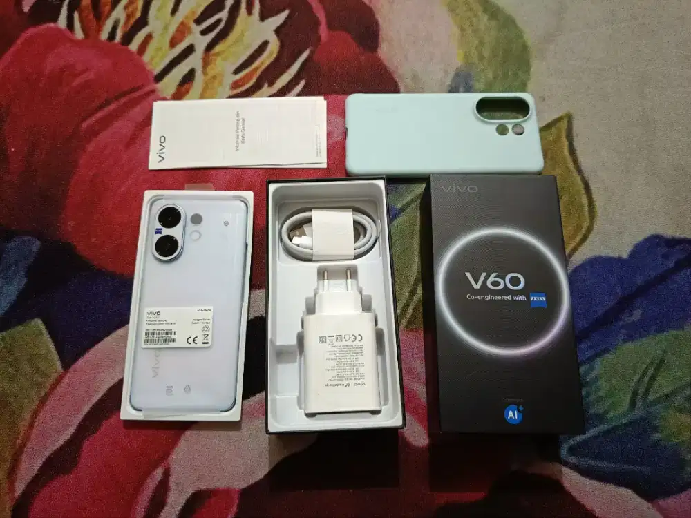Vivo V60 5G Ram 8/256GB Fullset Garansi Resmi Biru