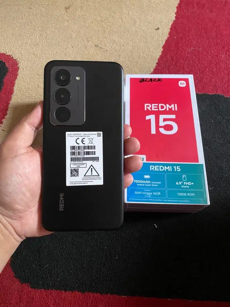 BISMILLAH REDMI 15 RAM 8/128 FULSET MULUS (PEMAKAIAN BARU 2 MINGGU)
