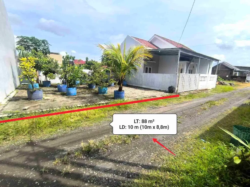 Tanah Kavling SHM. Siap Bangun di Perum. Nyaman dekat ke Jalan Utama Jaten dan Ke UNS