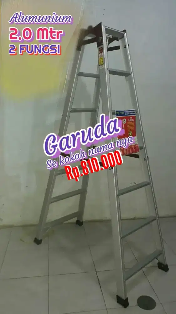 Tangga lipat almunium 2.0 mtr.