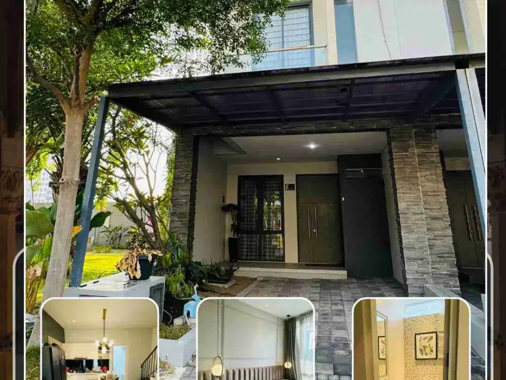 rumah mewah full bangunan surabaya rungkut merr