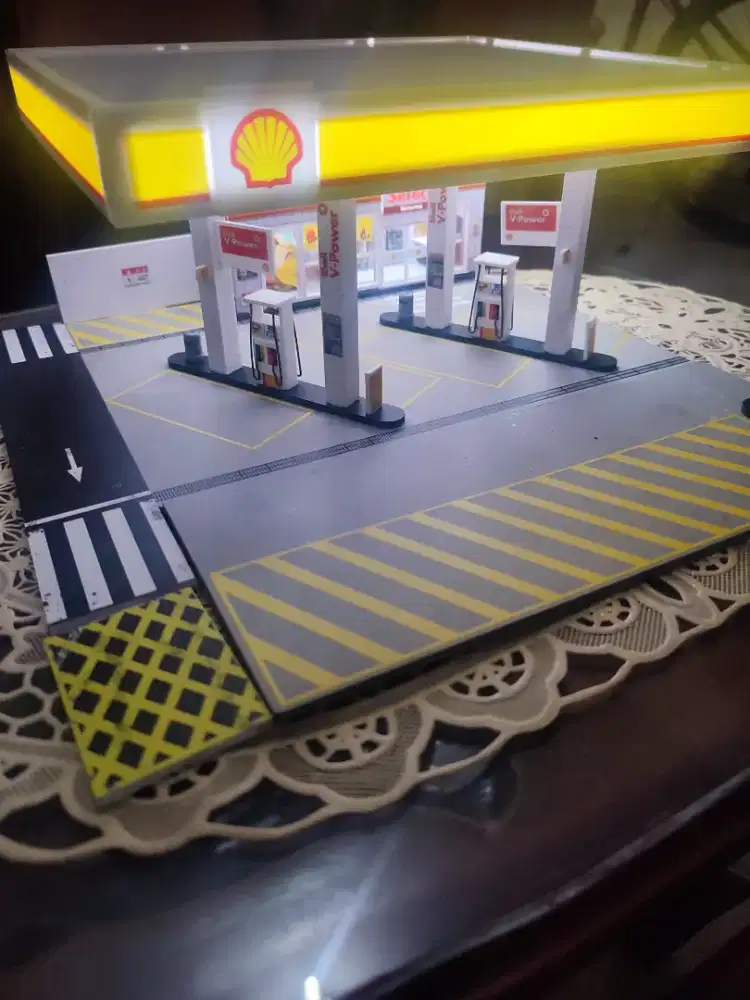 Die Cast SPBU Shell 1:64