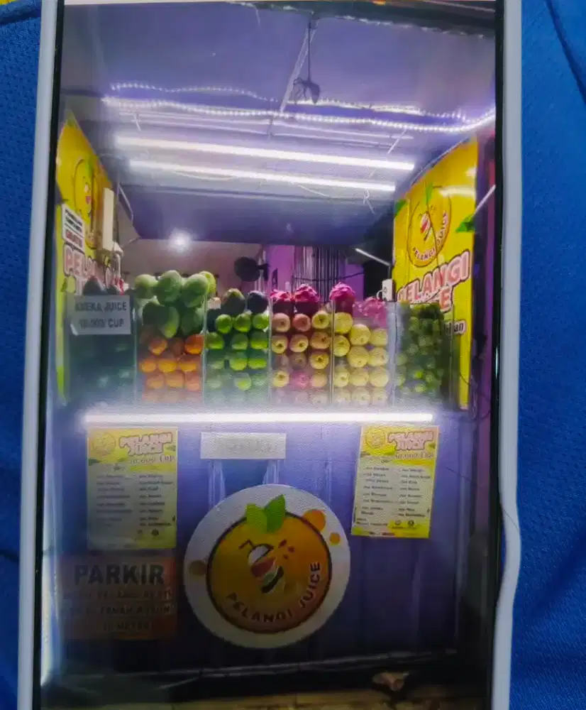 Booth Etalase Gerobak Jualan Kuliner Jus Makanan Serbaguna