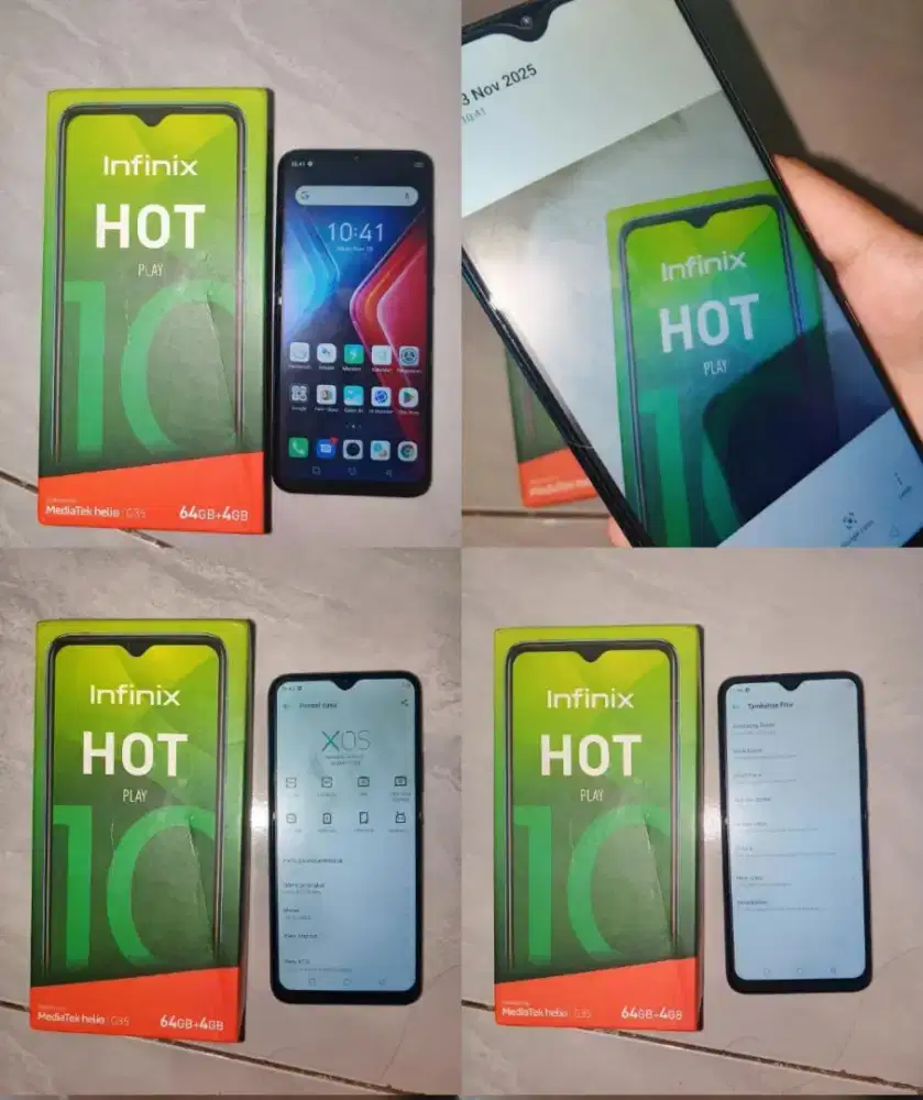 Infinix hot 10 play 64+4 Gb