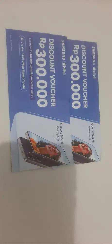 Discount voucher untuk samsung galaxy S25 FE