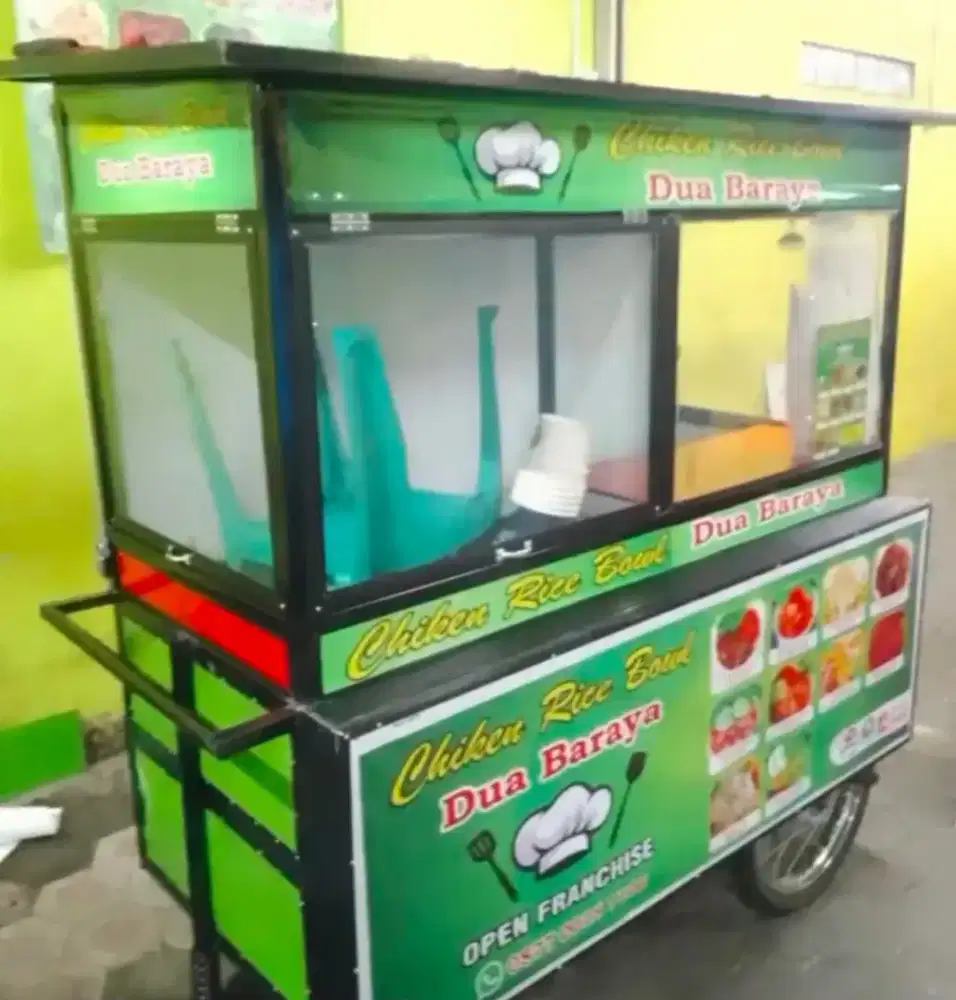 Jual gerobak/both chicken