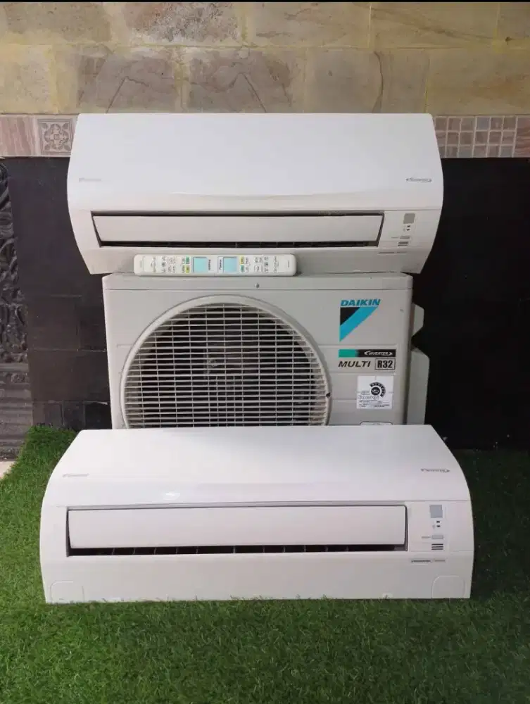 AC Daikin inverter multi S 2 indoor 1 outdoor ( 3/4 dan 1 PK R32 )