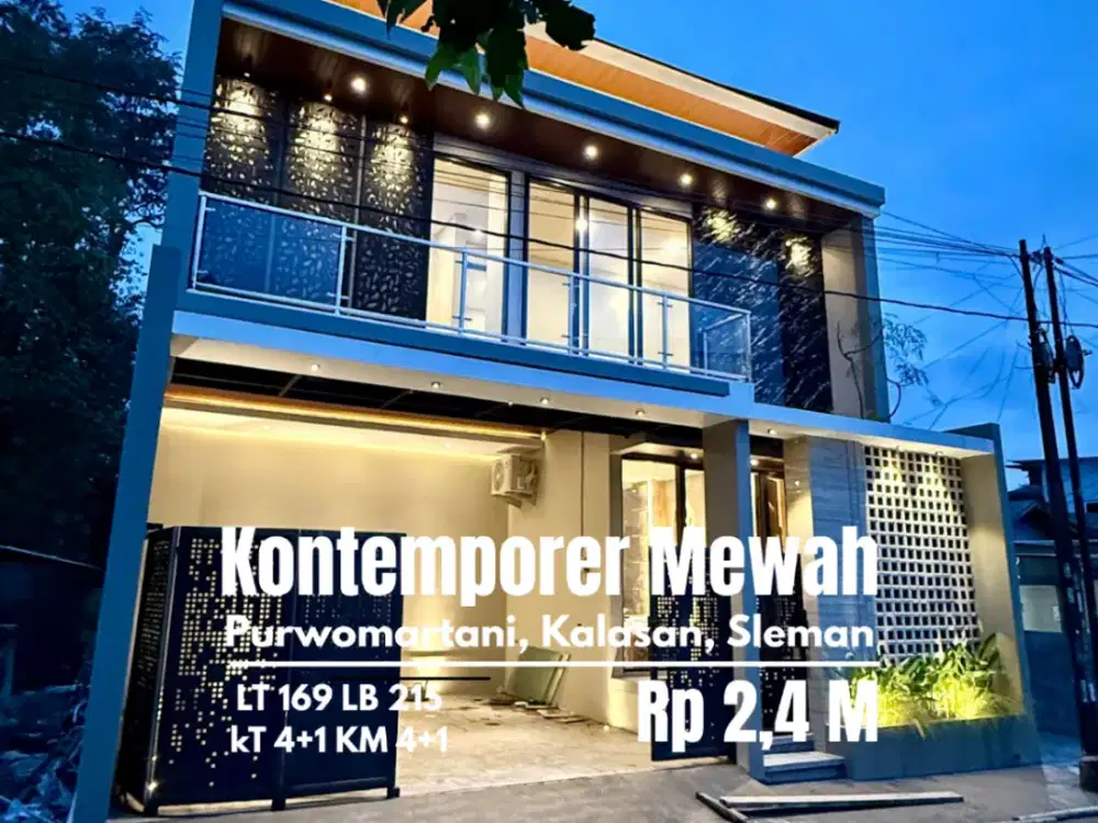 Rumah baru Mewah Fully Furnished Purwomartani