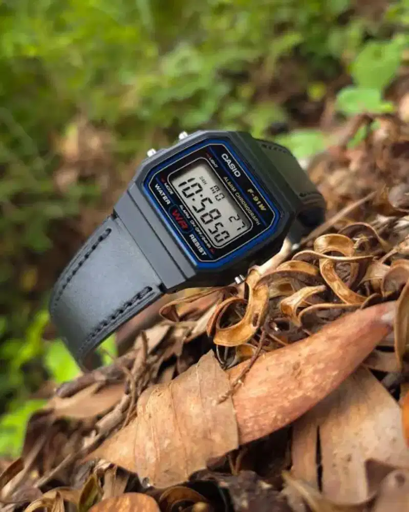 JAM TANGAN CASIO PRIA F-91W-1 ORIGINAL GARANSI RESMI