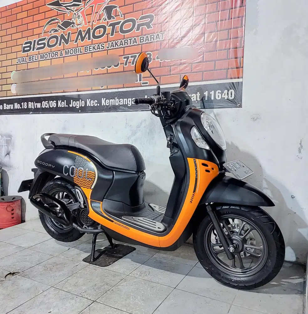 Seperti baru! HONDA NEW SCOOPY ALARM CBS ISS 2022 Pajak ON Donat