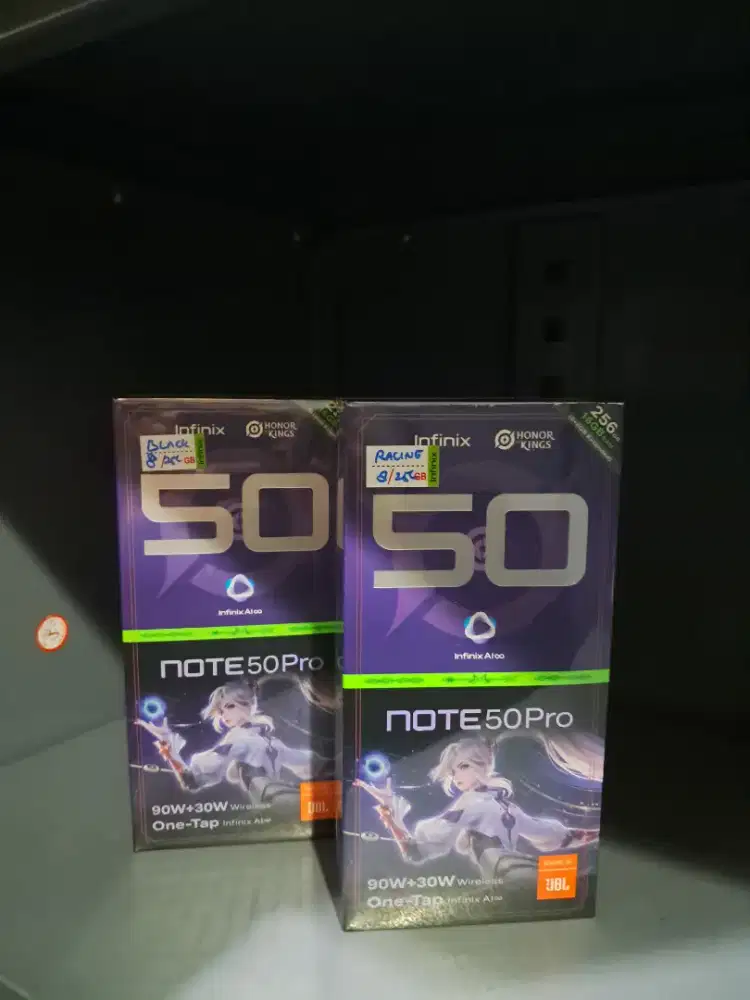 Jual Infinix Note 50 pro 8+8/256 new Garansi