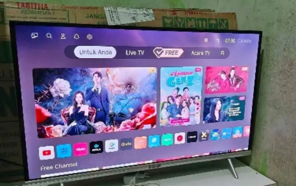 TV ANDROID SMART TV DIGITAL 32 INCHI COOCAA KOMPLIT NO MINUS