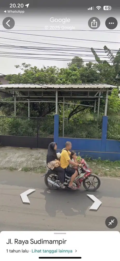 Dijual Tanah luas pinggir jalan raya