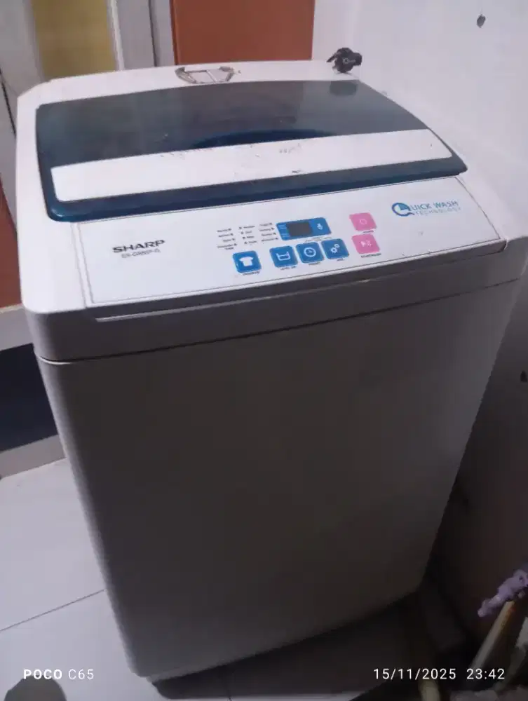 Jual mesin cuci merk sharp 1 tabung