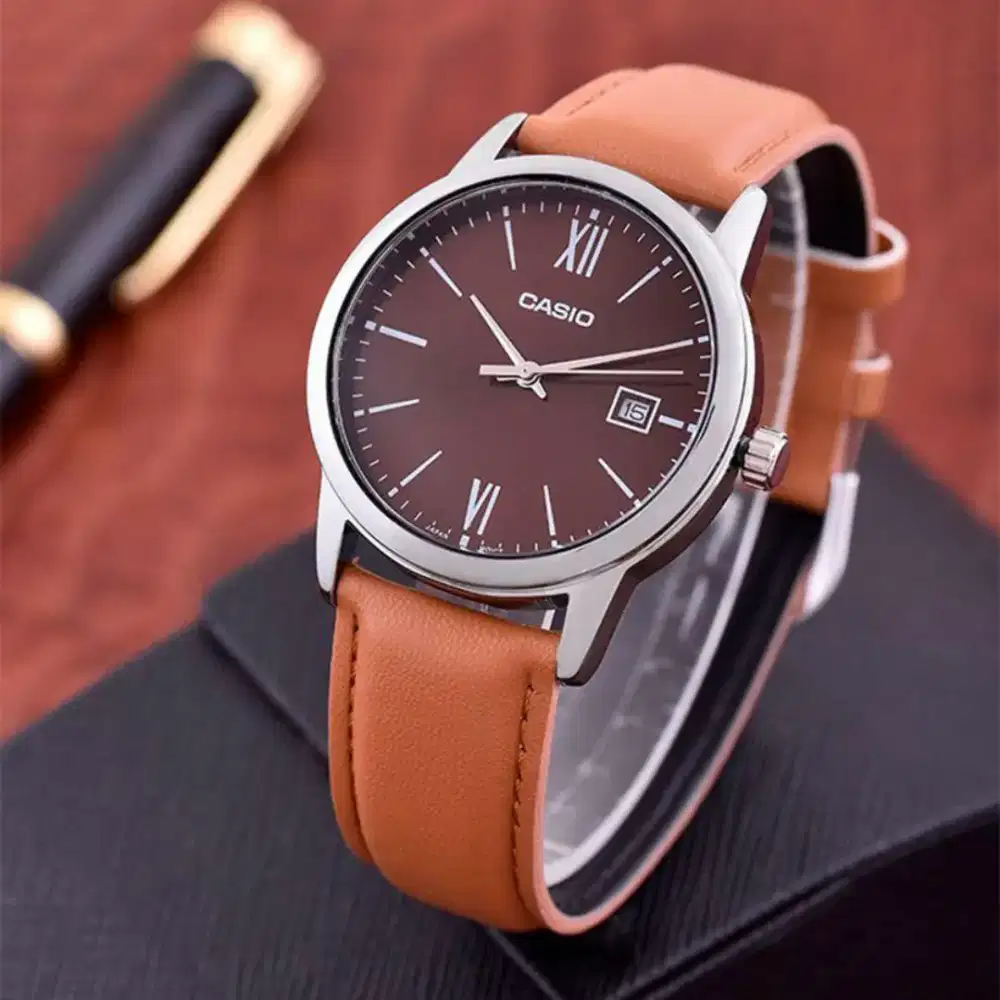 JAM TANGAN CASIO PRIA MTP-V002L ORIGINAL GARANSI RESMI