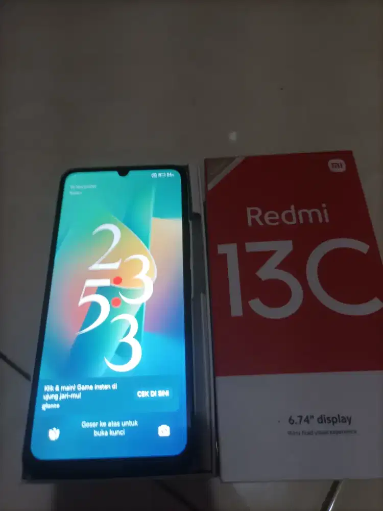 REDMI 13C NFC RAM 6+6/128.. MULUS LIKE NEW NO MINUS FULLSET