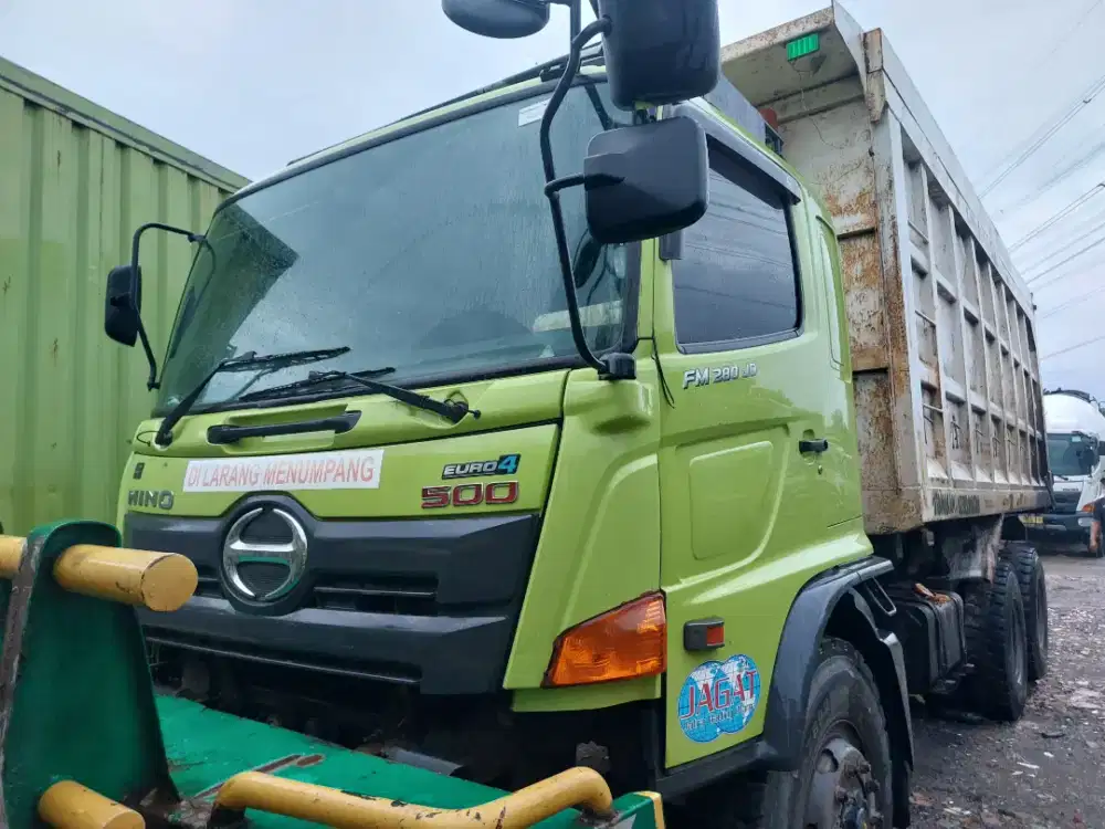 Hino Lohan 500 FM 280 JD Tronton 6×4 Dumbtruk Ors Plat B.Bio Solar