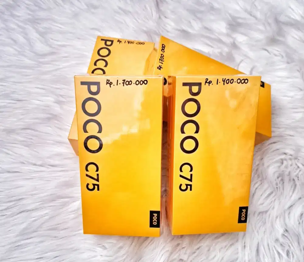 POCO C75 6/128 NEW SEGEL PROMO TERMURAH