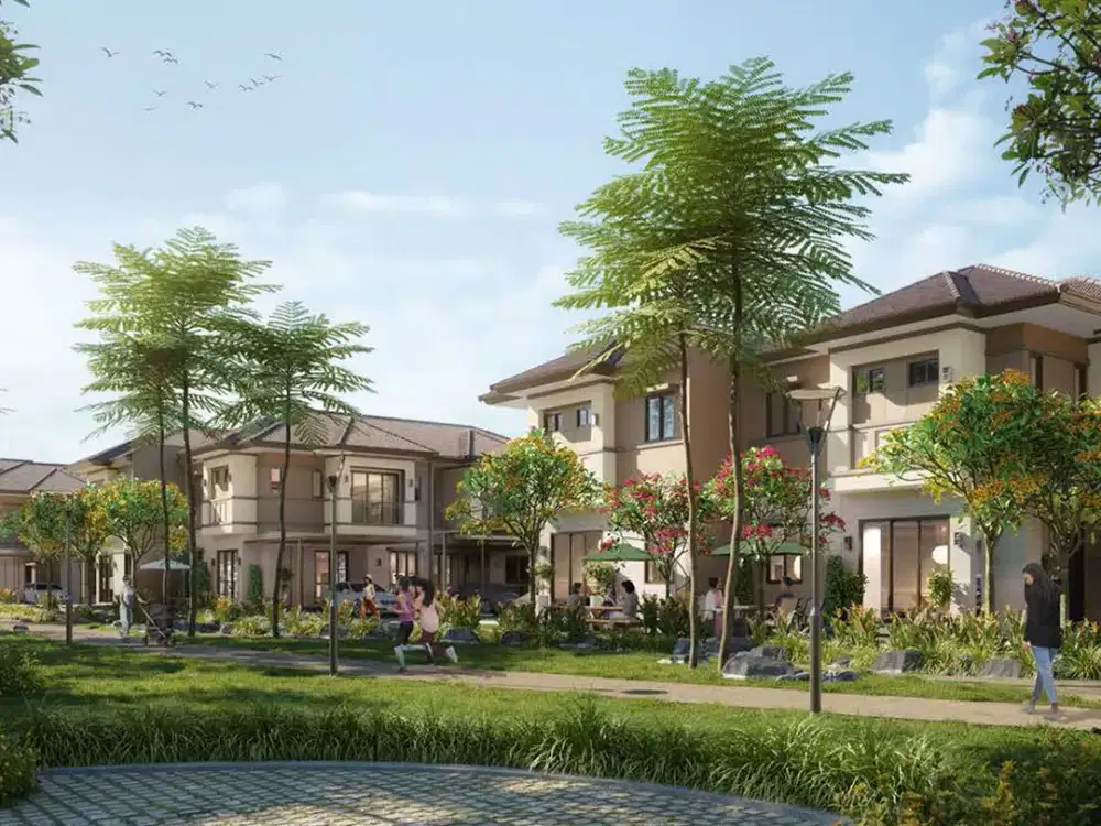 RUMAH 2 LANTAI SIAP HUNI DEKAT TOL DESARI