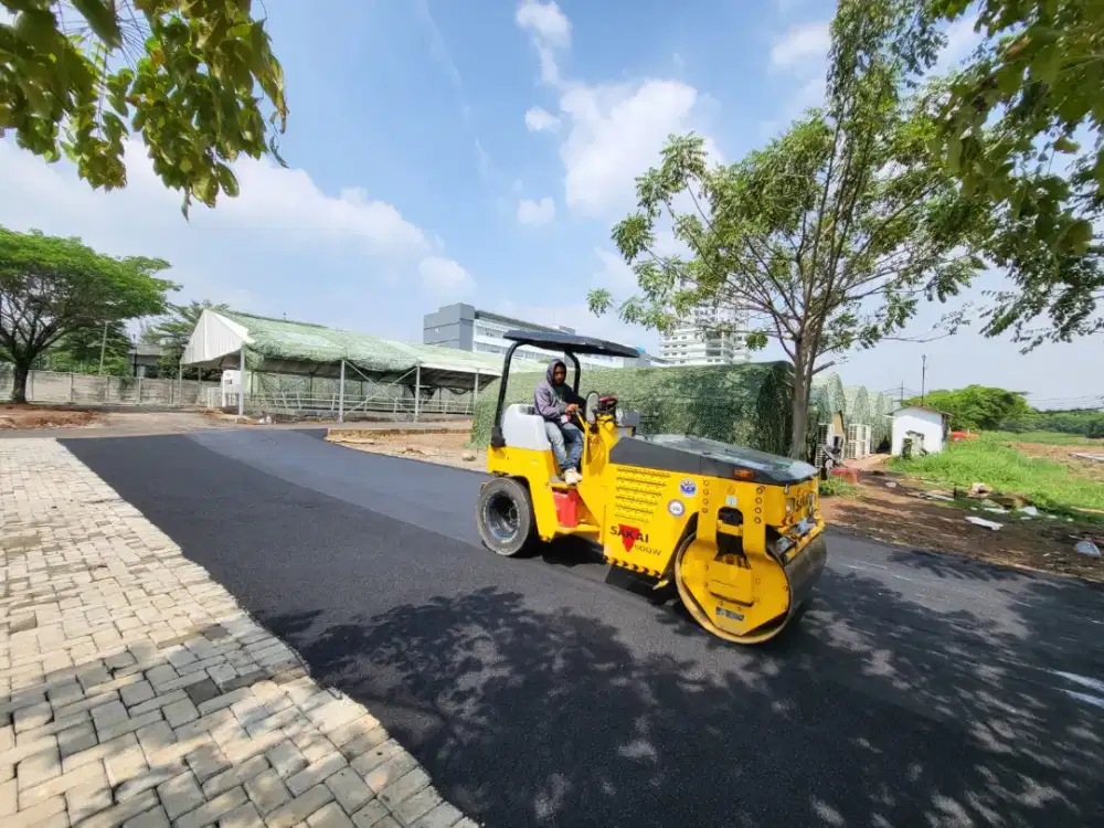 Jasa Pengaspalan Jalan Aspal Hotmix Rapih dan Cepat
