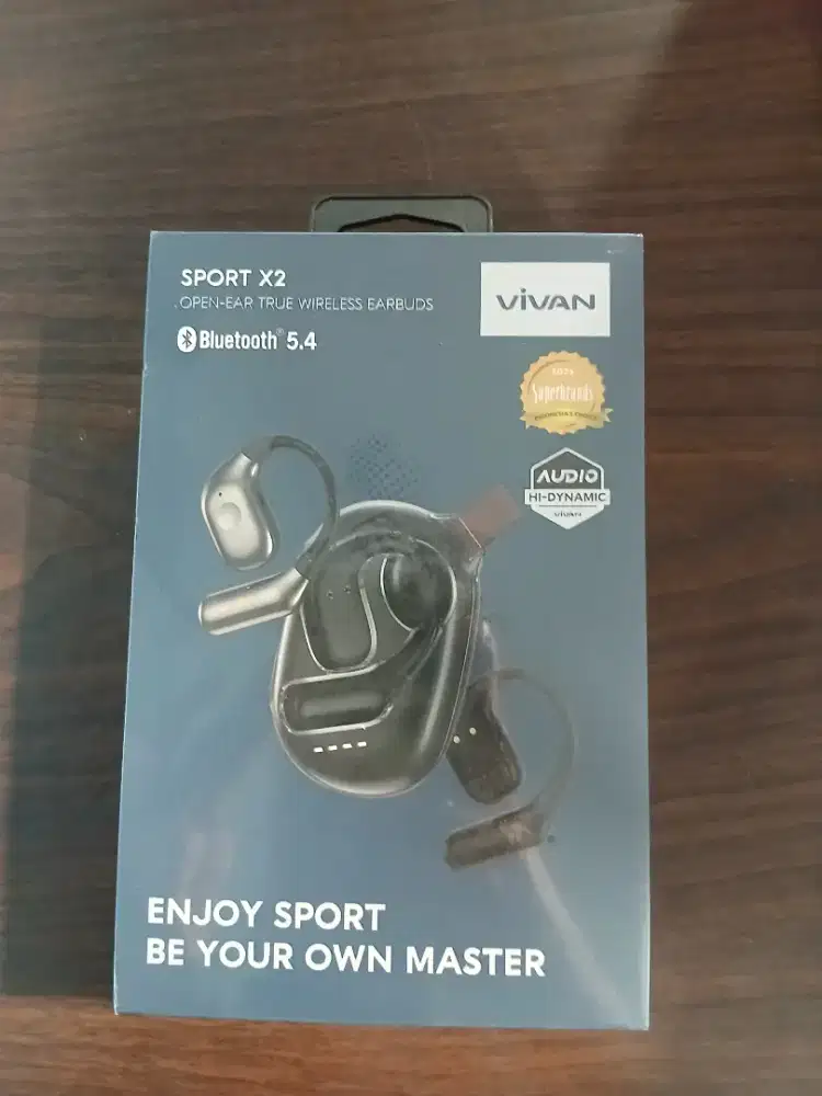 Vivan Sport X2 Earphone Bluetooth 5.4 Open Ear TWS Earbuds 4 Mic ENC