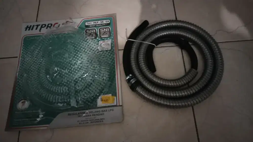 Dijual segera selang Regulator untuk Kompor Gas